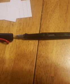 Lamy Joy L15 ABS Black with Red Trim Calligraphy Fountain Pen, 1.5mm Nib 15 71hP9KLpL