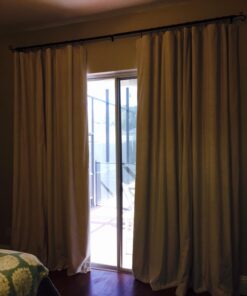 Set of 14 Decorative Drapery Curtain Clip Rings, 2" Interior Diameter, Black Premium Iron Metal Material 26 71hQK UlZCL