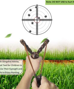 LuckIn Slingshot Ammo Balls, 3/8 Inch Biodegradable Clay Slingshot Ammo, Soil Color 1500 11 71hQRnNa5jL
