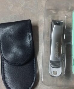 Grooming District Premium Nail Clippers Bundle with Nail File, Case and Emery Board, Best use as Fingernail or Toenail Clipper, Stainless Steel Nail Cutter Tool Long and Wide for Precise Cuts 29 71hQY22cHL