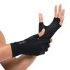Copper Compression Arthritis Gloves | Fingerless Arthritis Carpal Tunnel Pain Relief Gloves For Men & Women | Hand Support Wrist Brace For Rheumatoid, Tendonitis, Swelling, Crocheting, Typing Black X-Large (1 Pair) 22 71hR2wcz8ZL