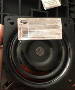 Attwood 17720 Seat Swivel, for Boat Seat, 6 ¼ Inches, 0-Degrees Tilt, Aluminum, Black Power Coated 0 Degree Tilt Seat Swivel Mount 39 71hR4agoQOL