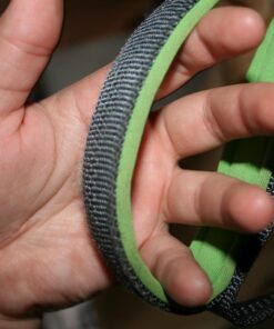 Mighty Paw Dual Handle Dog Leash - Reflective Lead with Two Handles - Dual Dog Leash Long - 2 Handle Dog Lead - Dog Leash with Traffic Loop Dog Leash 6 Foot (Grey/Green) Grey/Green 42 71hRDvcy gL