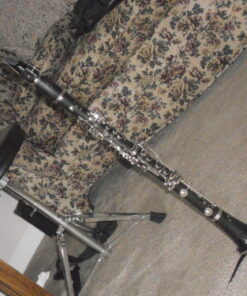 K&M König & Meyer 15222.000.55 Clarinet In-Bell Portable Stand - Lightweight with 4 Leg Folding Base - Fits A and B Clarinets - Stable Secure Base - Professional Grade - Made in Germany - Black 22 71hRPDI1cvL