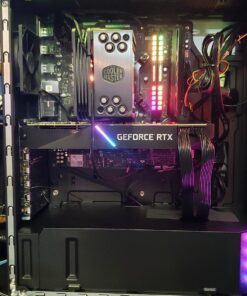 Cooler Master Hyper 212 RGB Black Edition CPU Air Cooler, SF120R RGB Fan, 4 CD 2.0 Heatpipes, Anodized Gun-Metal Black, Brushed Nickel Fins, RGB Lighting for AMD Ryzen/Intel LGA1151 84 71hRrlNXPpL