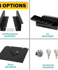 HK SYSTEMS 16" Heavy Duty Black Manual Push Open Cash Drawer with 5Bill/5Coin Stainless Steel 2. 16" PUSH OPEN(Manual) Family 1. 16" Push Black 16 71hT3hFaU2L