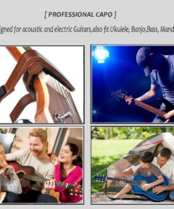 Guitar Capo for Acoustic Electric Guitar Ukulele Rosewood Capo 14 71hTDLEOM3L