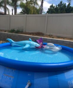 INTEX 28131EH Easy Set Inflatable Swimming Pool Set: 12ft x 30in – Includes 530 GPH Cartridge Filter Pump – Puncture-Resistant Material – 1485 Gallon Capacity – 23in Water Depth Above-Ground Pool 43 71hTDrMT9L