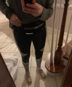 GEARWEAR Running Waist Belt Fanny Pack Phone Holder for iPhone XR XS MAX 8 Plus Runner Pouch Bag Men Women for Workout Walking Fitness Exercise Gym Athletes Hiking BLACK/ 27"-45" 23 71hTsgcqsL