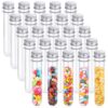 25PCS Test Tubes,40ml Clear Plastic Test Tubes with Screw Caps,25x140mm Tube for Sample,Science Party,Gumball,Candy,Bath Salts 45 71hU7EObztL