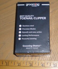 Grooming District Premium Nail Clippers Bundle with Nail File, Case and Emery Board, Best use as Fingernail or Toenail Clipper, Stainless Steel Nail Cutter Tool Long and Wide for Precise Cuts 27 71hVF5Vhu7L