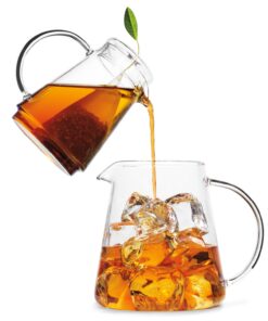 Alternative view of Tea Forte Tea Over Ice Steeping Tea Pitcher Set and Iced Tea Infuser Sampler Box with 5 Different Tea Blends