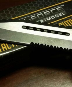 TAC Force TF-710 Series Liner Lock Assisted Opening Folding Knife, Two-Tone Half-Serrated Blade, 5-Inch Closed Black 15 71hWSHW0RjL