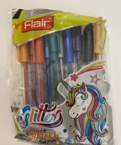 Flair Xtra Sparkle Glitter Gel 10 Colours Xtra Sparkle Gel Pen 29 71hWWFOXOEL