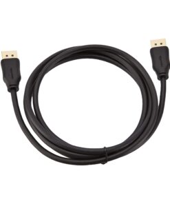 Amazon Basics DisplayPort 1.2 Cable, 21.6Gbps High-Speed, 4K@60Hz, 2K@165Hz, Gold-Plated Plugs, 6 Foot, Black 6 Feet 12 71hXJV2BGLL
