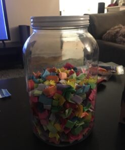 Paksh Novelty 1-Gallon Glass Jar Wide Mouth with Airtight Metal Lid - USDA Approved BPA-Free Dishwasher Safe Large Mason Jar for Fermenting, Kombucha, Kefir, Storing and Canning Uses, Clear (1 Jar) Metal Lid, 1 Pack 35 71hXUzBDJWL