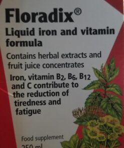 Floradix Liquid Iron and Vitamin Formula 250ml 50 71hXb969V7L