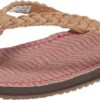 Sanuk Women's Poncho Viva Flip-Flop 7 Tan/Fuchsia Congo 7 71hXfA0 W3L