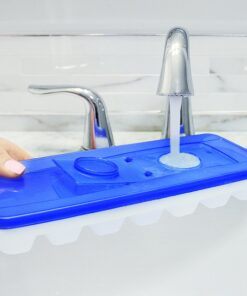 Alternative view of Ice Cube Trays With Lid - Set of 2 Ice Trays By ChefLand | Easy Release, Stackable, Compact, Odorless, BPA-Free Ice Molding Trays For Whiskey, Cold Drinks, Cocktails & Juices (Blue)