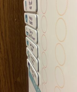 Magnetic Behavior Chore Chart for Kids at Home - Gift Reward Visual Schedule Chart by QUOKKA - Dry and Erase Routine and Responsibility - Use 99 Magnets, Markers, Stickers - from Toddlers to Teens Original 29 71hY1qckiIL
