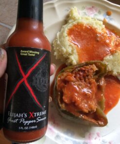 Elijah's Xtreme Ghost Pepper Hot Sauce, Handcrafted Award Winning Blend of Ghost Peppers, Habanero Garlic & Lime, Extreme Heat & Flavor 34 71hYTH98SpL