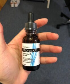 Pronexa Topical Hair Loss Serum by Hairgenics Stops Hair Loss and Accelerates Hair Growth and Hair Regrowth in Balding and Thinning Areas. 1 FL OZ. 39 71hYTLohBjL