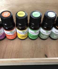 Plant Therapy Top 6 USDA Organic Essential Oil Set - Lavender, Peppermint, Eucalyptus, Lemon, Tea Tree 100% Pure, Natural Aromatherapy, for Diffusion & Topical Use, Therapeutic Grade 10 mL (1/3 oz) Top 6 Organic 0.33 Fl Oz (Pack of 6) 45 71hYXyBNBoL