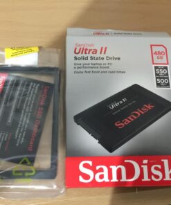 SanDisk Ultra II 480GB Solid State Drive (SDSSDHII-480G-G25),Black 24 71hZLOAegEL