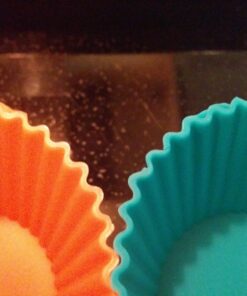 IPOW 24 Pack Silicone Cupcake Baking Cups Reusable Food-Grade BPA Free Non-Stick Muffin Liners Molds Sets, 2 Shapes Round Rectangle 32 71hZOeNBLmL