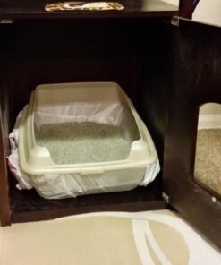 Litter Genie Plus Pail (Silver) | Cat Litter Box Waste Disposal System for Odor Control | Includes 1 Square Refill Bag 42 71hack3wUML