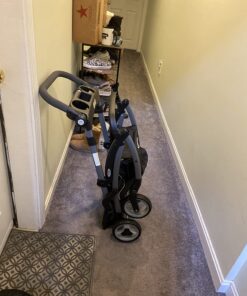 Graco SnugRider Elite Car Seat Carrier, Lightweight Frame, Travel Stroller Accepts any Graco SnugRide Infant Car Seat, Black 4-Wheel 32 71harWju6oL