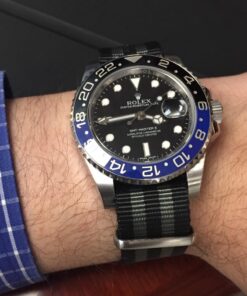 BluShark Original Premium Nylon Watch Strap - Stainless Steel Buckle with Multiple Sizes & Premium Styles, Replacement Watch Straps for Men & Women, Ballistic Military Waterproof BOND 20mm Premium Brushed Buckle 59 71harcchAJL 1