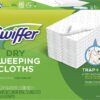 Swiffer Sweeper Dry Mop Refills for Floor Mopping and Cleaning, All Purpose Floor Cleaning Product, Unscented, 52 Count (Packaging May Vary) 52 Count (Pack of 1) 23 71hbSnM1oXL