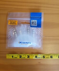 Cable Matters 5-Pack 1/4 to 1/8 Headphone Adapter, 6.35mm to 3.5mm Adapter Male to Female, Gold Plated Stereo Headphone 3.5mm to 1/4 Adapter 26 71hc92qk8YL