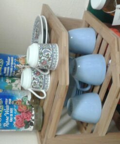 Lipper International 8883 Bamboo Wood 3-Tier Corner Kitchen Storage Shelf, 10" x 10" x 9-1/2" 40 71hc9idPrnL