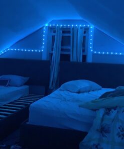 KSIPZE 100ft Led Strip Lights RGB Music Sync Color Changing,Bluetooth Led Lights with Smart App Control Remote,Led Lights for Bedroom Room Lighting Flexible Home Décor 40 71hcVh6ePIL