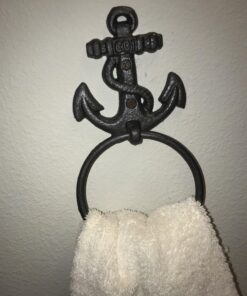 Pit Bull Nautical Anchor Rope Towel Rack 4" 19 71hcnPFy0L
