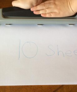 Swingline 3 Hole Punch, 2- 3 Hole Adjustable Desktop Puncher, 10 Sheet Punch Capacity, Precision Pro, Black/Silver (74037) 46 71hddqt1bAL