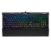 Corsair K70 RGB MK.2 Rapidfire Mechanical Gaming Keyboard - USB Passthrough & Media Controls - Fastest & Linear - Cherry MX Speed - RGB LED Backlit MX SPEED (Linear & Fast) Black 4 71hdk4PnJFL