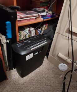 Bonsaii Paper Shredder for Home Use, 8-Sheet StripCut Home Office Shredder, CD/Credit Card Shredder Machine with Overheat Protection, 3.4 Gallons Wastebasket 8 Sheet (New) 51 71he2BIxyQL