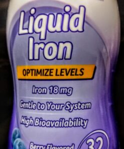Nature's Way Liquid Iron, Provides Daily Value of Iron, Sugar Free, Berry Flavored, 16 Fl. Oz. 28 71heIUgNXnL