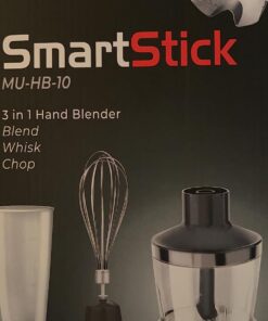 Mueller Smart Stick 800W, 12 Speed and Turbo Mode, 3-in-1, Heaviest Duty Copper Motor Immersion Blender, Titanium Steel Blades Hand Blender, Comfygrip Handle, Whisk, Beaker/Measuring Cup 45 71heJkLeV4L