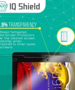 IQShield Glass Screen Protector Compatible with Samsung Galaxy Note 5 Clear Tempered Ballistic Glass HD and Transparent Shatter-Proof Shield, 99% Touch Accuracy 11 71heoqVyYNL