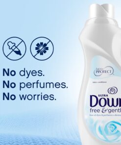 Downy Ultra Liquid Fabric Conditioner, Free & Gentle , 34 Fl oz 34 Fl Oz (Pack of 1) Free & Sensitive 9 71hf1pZIvkL 1