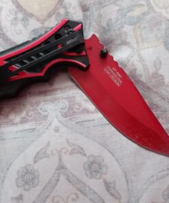 M-tech 8 Inch Spring Assisted Blood Red Folding Pocket Knife Tactical Combat 31 71hf6xTg8VL