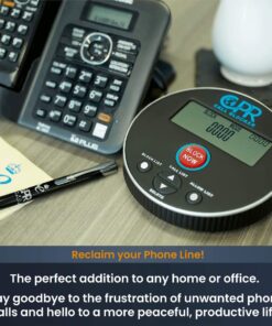 Alternative view of CPR V10000 – Whitelist Call Blocker. Landline Phone Call Blocker. Dual Mode Protection. Pre-Loaded with 10,000 Known Robocall Scam Numbers - Join Our Mission to Create a spam Free Community Black