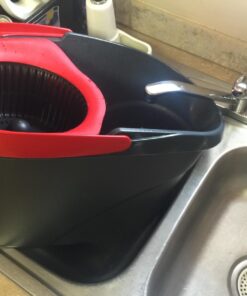 O-Cedar EasyWring Microfiber Spin Mop, Bucket Floor Cleaning System, Red, Gray 53 71hfTlMuHgL