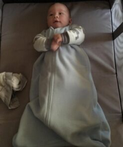 HALO Sleepsack Micro-Fleece Wearable Blanket, TOG 1.0, Baby Blue, Medium Medium (Pack of 1) 15 71hfZ9YuotL 1