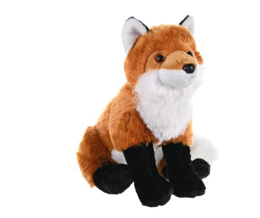 Wild Republic Red Fox Plush, Stuffed Animal, Plush Toy, Gifts For Kids, Cuddlekins 12" (10944)