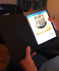 ProCase Smart Case for iPad Air 1st Edition, Ultra Slim Lightweight Stand Protective Case Shell with Translucent Frosted Back Cover for iPad Air 2013 Model (A1474 A1475 A1476) -Black Black 18 71hfpZ71HL